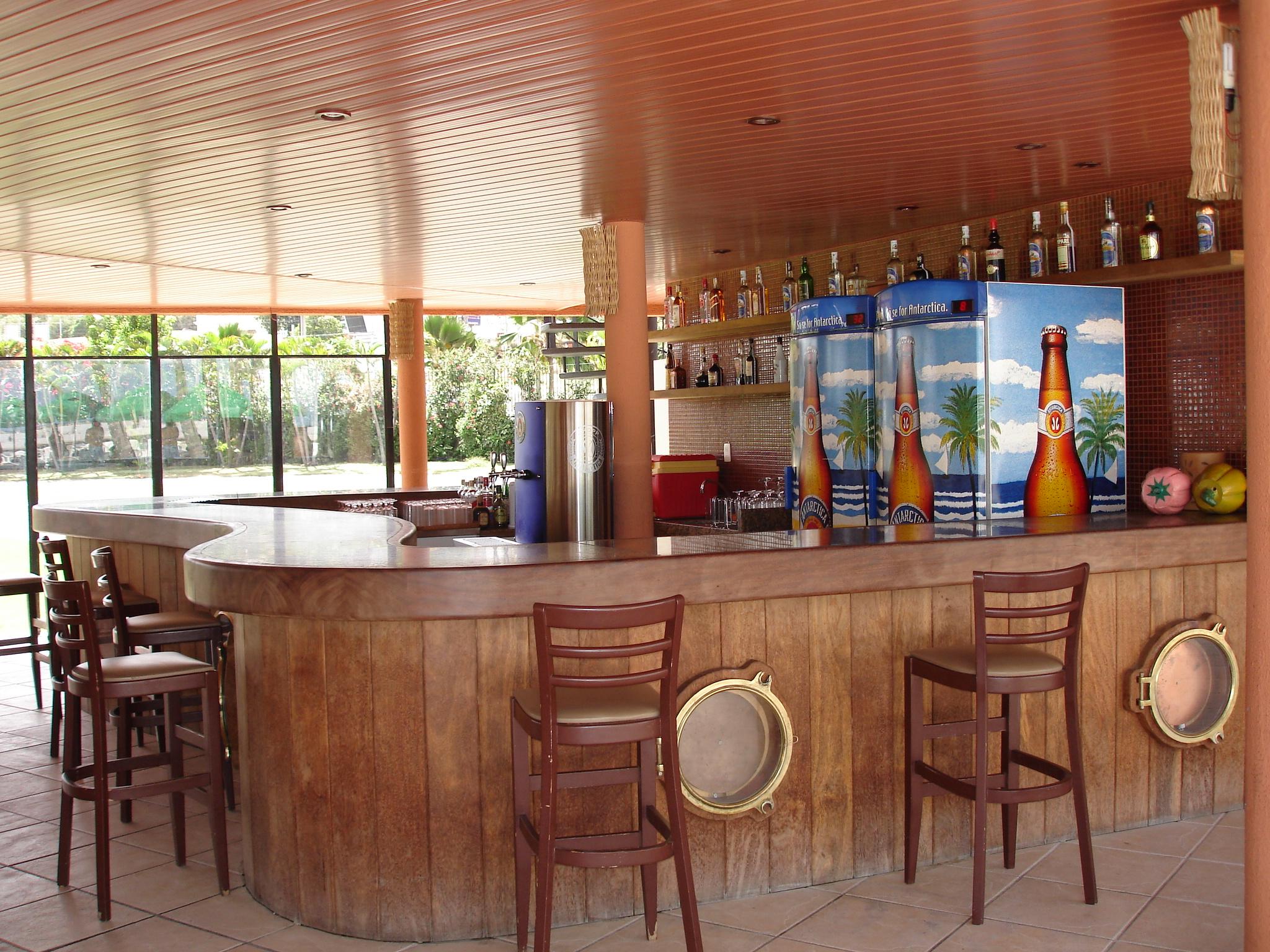 Marina Park Hotel Fortaleza  Exterior foto A poolside bar
