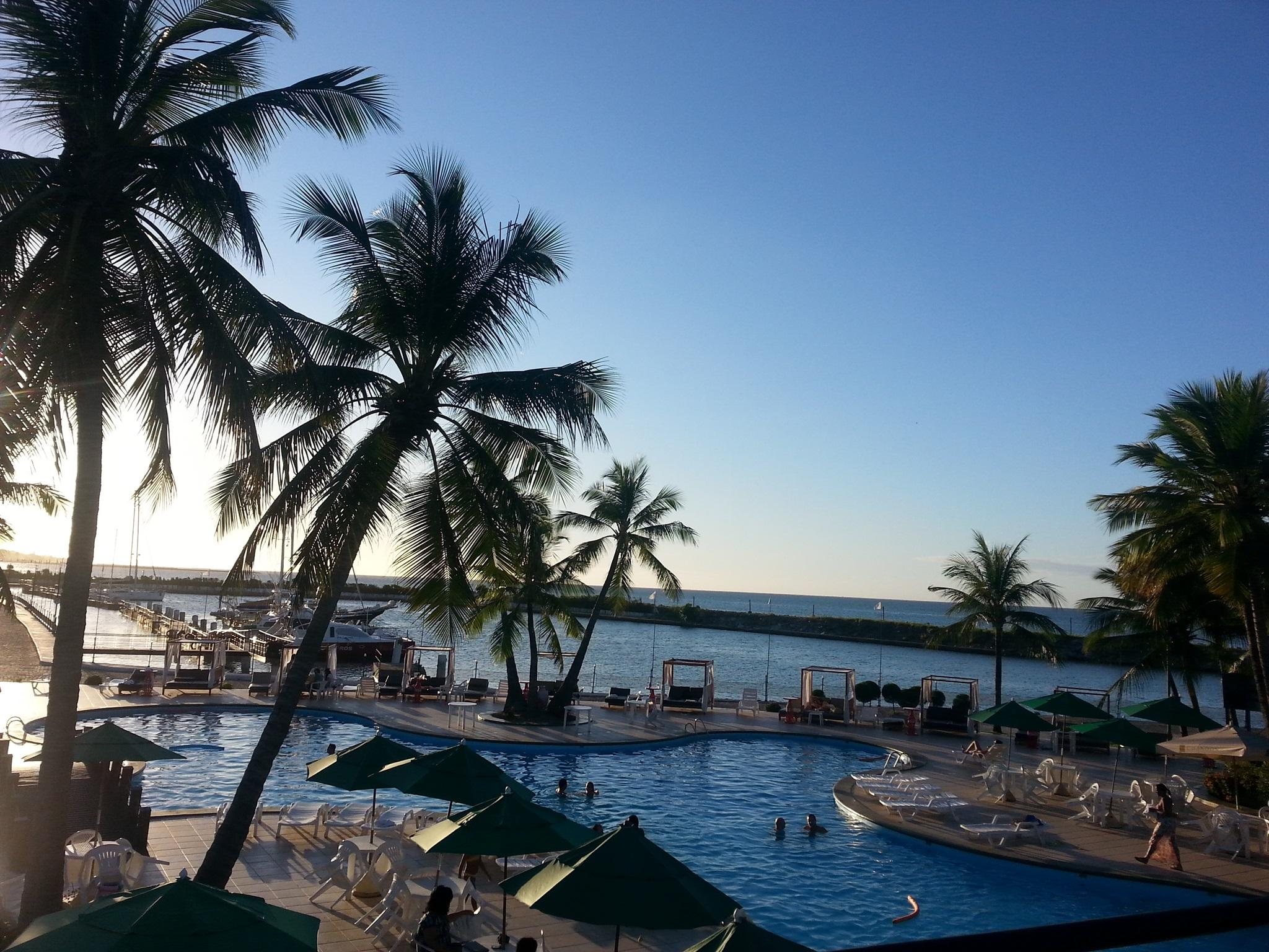 Marina Park Hotel Fortaleza  Exterior foto View of the beach from the hotel