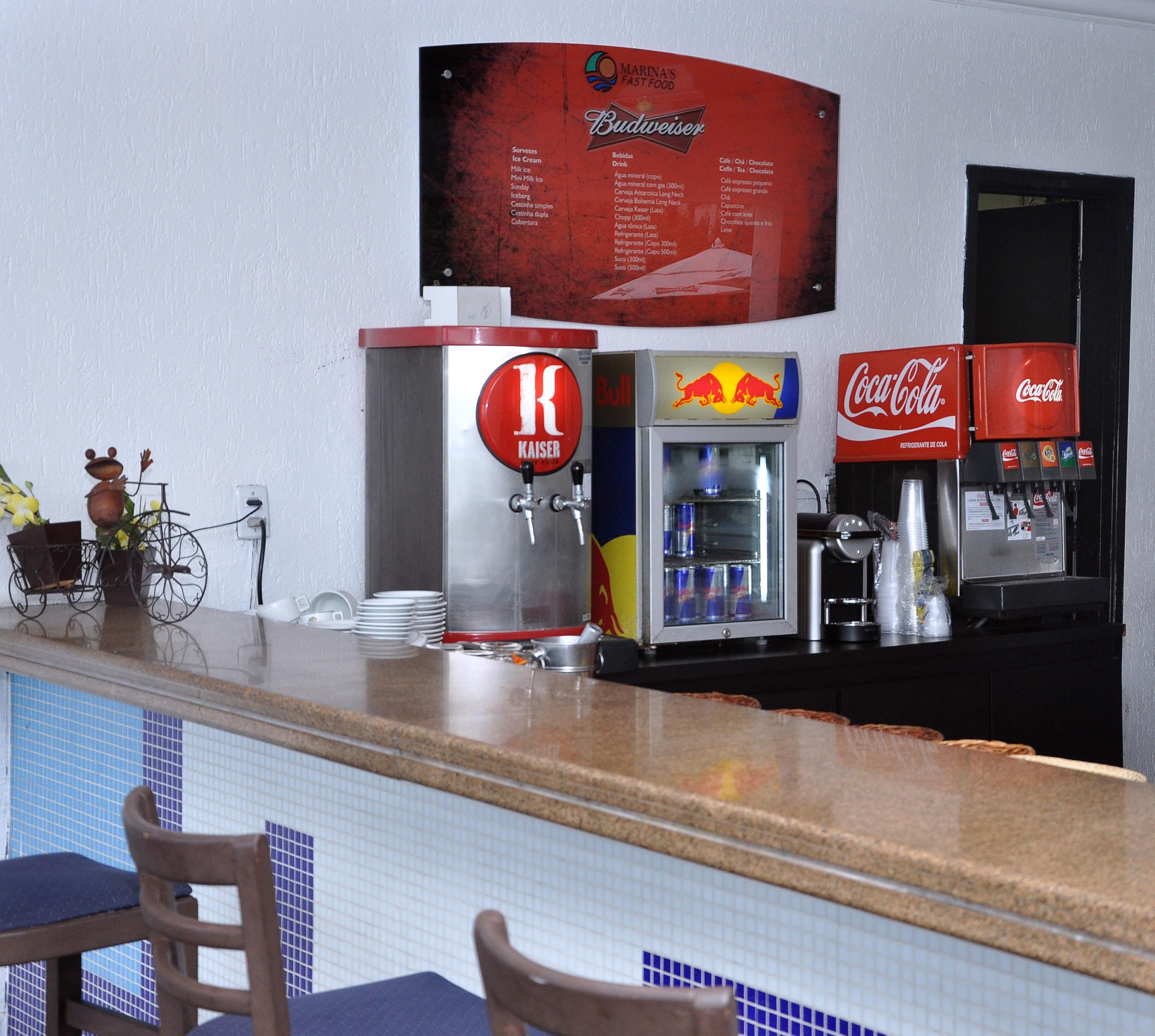 Marina Park Hotel Fortaleza  Exterior foto A 3D rendering of a bar